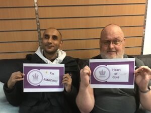 Volunteers Adeel & Robin